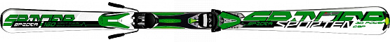 Lyže Sporten SPIDER GREEN + TYROLIA SL 100 model 2011/12