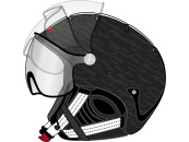 Helma VIST SUPERMOUNTAIN Black White Clear Mirror model 2012/13