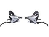 Řadící a brzdové páčky Shimano STEF65 3x8 stříbrné