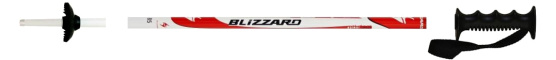 Lyžařské hole Blizzard SPORT JUNIOR Red White model 2011/12
