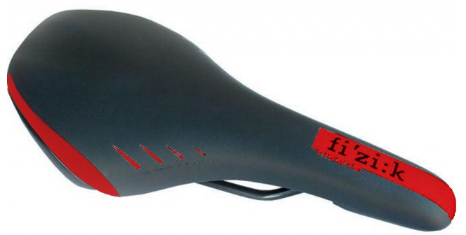 Sedlo Fizik NISENE WINGFLEX černé-plast červený Teamsport