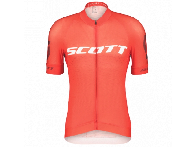 Cyklistický dres SCOTT RC Pro fiery red/white