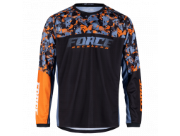 Dres Force RECKLESS dl. rukáv, černo-oranžový