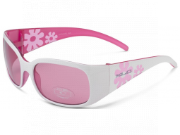 Detské sluneční brýle XLC 'Maui' SG-K03 obrouky bílé/růžové, růžová skla