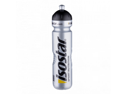 Láhev ISOSTAR 1 l, výsuvný vršek, stříbrná