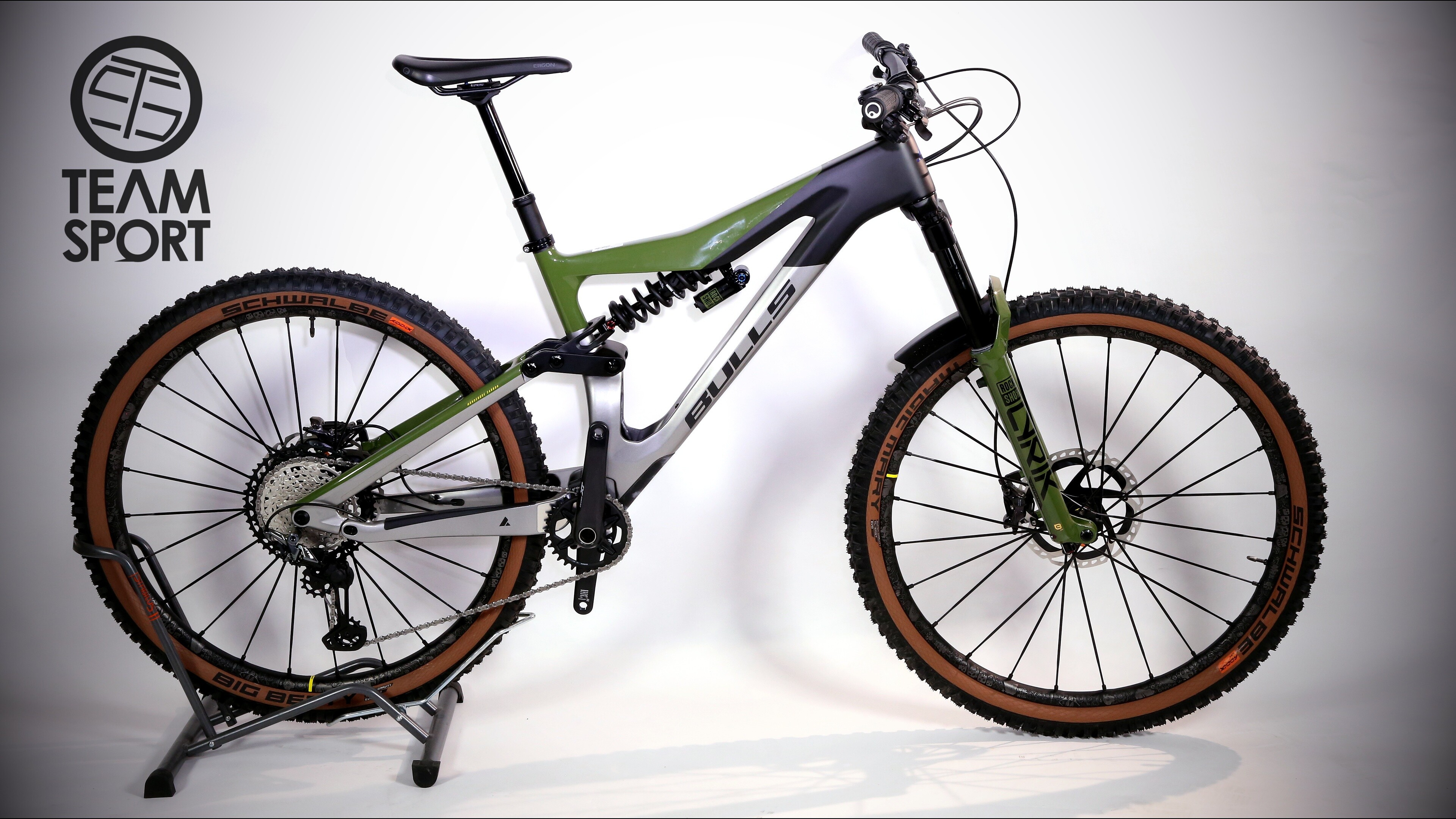BULLS Wild Creed Team 2023 light grey carbon green