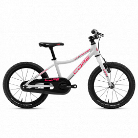 Kolo Core Nipper Al, torpédo 16" - bílý lesk s růžovou, Schwalbe