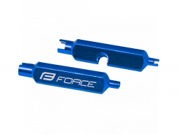 Klíč FORCE na vložky AV/FV ventilků, hliník, modrý
