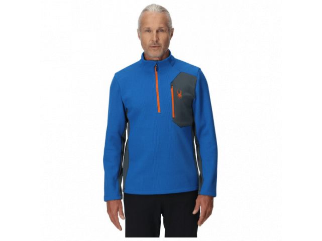 Mikina Spyder Bandit 1/2 Zip Cobalt