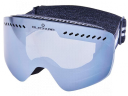 Lyžařské brýle Blizzard 983 DAZO, black, amber2, silver mirror, CAT. 3