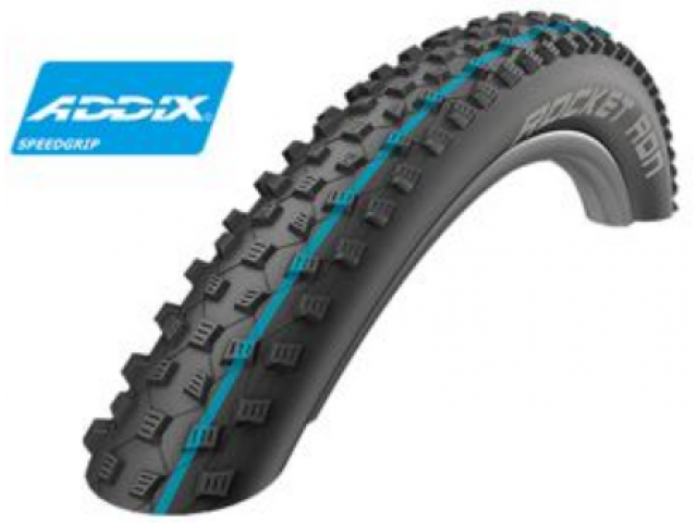 Plášť Schwalbe Rocket Ron 27.5x2.25 Addix Speedgrip SnakeSkin Tubeless-easy černá skládací