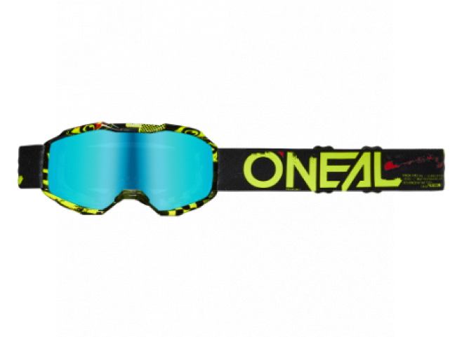 Brýle O´Neal B-10 Youth ATTACK black/neon yellow - radium blue