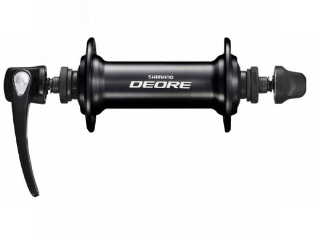 Nába přední Shimano DEORE HB-T610 pro ráfkovou brzdu 36 děr RU: 133 mm černá