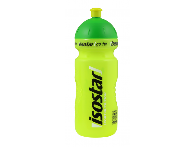 Láhev ISOSTAR 0,65 l, výsuvný vršek, fluo