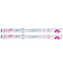 Lyže Rossignol Fun Girl Kid-X+Kid-X 4 B76 wht/silv, 2017/18