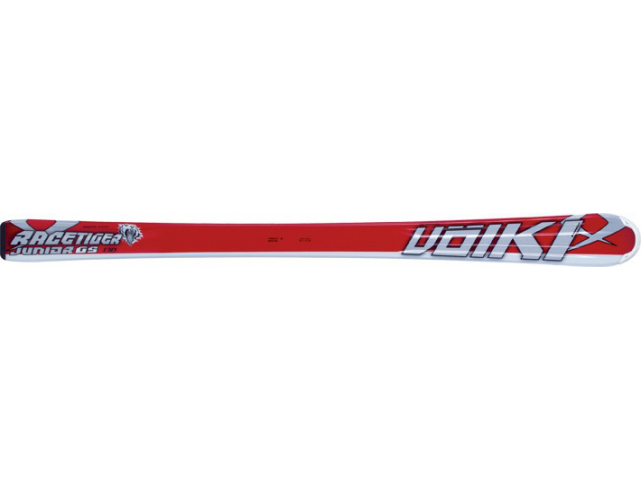 Lyže Völkl RACETIGER JR RED FLAT + MARKER 4.5 EPS White/Black
