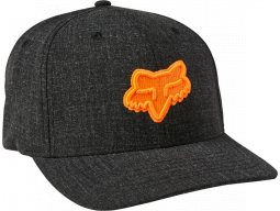 Kšiltovka Fox Racing Transposition Flexfit Hat Black/Orange