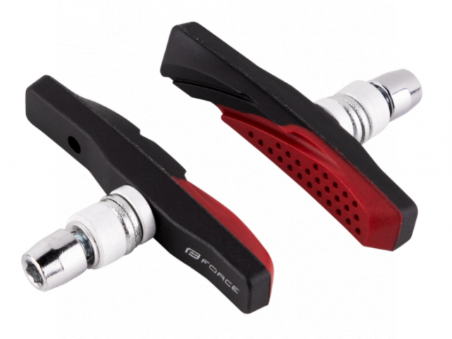 Brzdové gumičky Force jednorázové,černo-červené 70mm