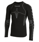 Triko Hummel HERO BASELAYER pánské Black Dark Grey