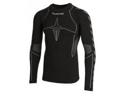 Triko Hummel HERO BASELAYER pánské Black Dark Grey