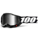 Brýle 100% ACCURI 2 Goggle Black - Mirror Silver Lens