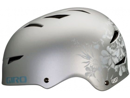 Helma Giro FLAK Matt Silver Flowers