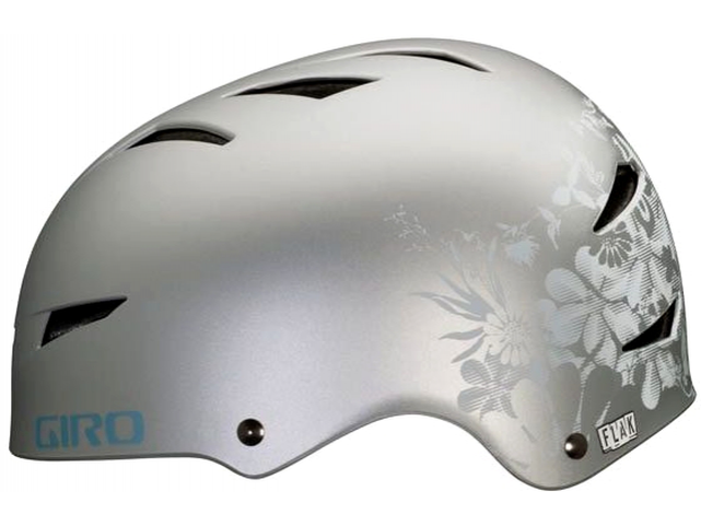 Helma Giro FLAK Matt Silver Flowers