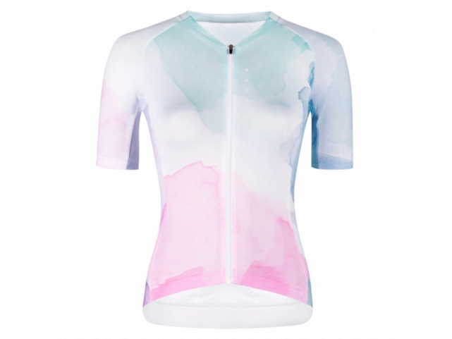 Dres FORCE SPLASH LADY kr. rukáv, růžovo-modrý