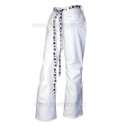 Kalhoty VIST LETHE Skipants White Leoblack 
