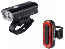 Světla sada FORCE DIVER ARC USB přední+zadní