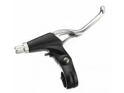 Brzdové páky BP černo stříbrné V-Brake AL ( dvouprstové )