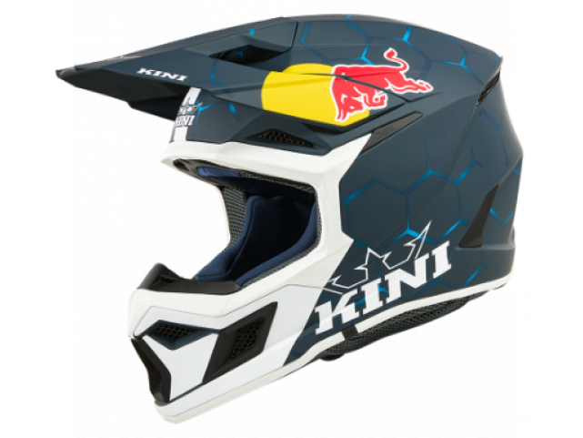 Helma Kini Red Bull Youth MX3 1.0 modrá/bílá