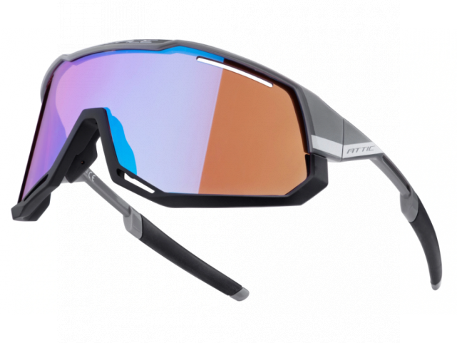 Brýle FORCE ATTIC šedo-černé, růžové kontrast.sklo