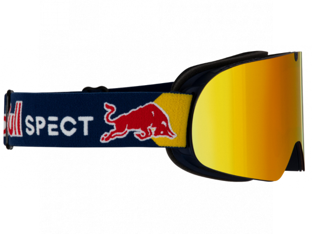 Lyžařské brýle RED BULL SPECT SOAR-11RE2, dark blue/red snow - orange with red mirror cat. S2