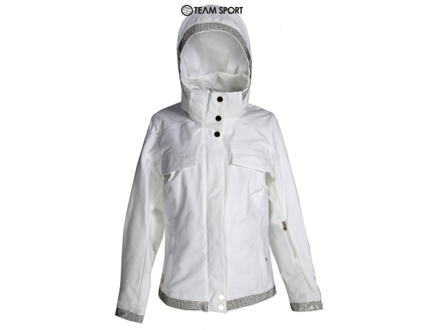 Bunda Vist Anastasia Leo Details Ins. Ski Jacket White