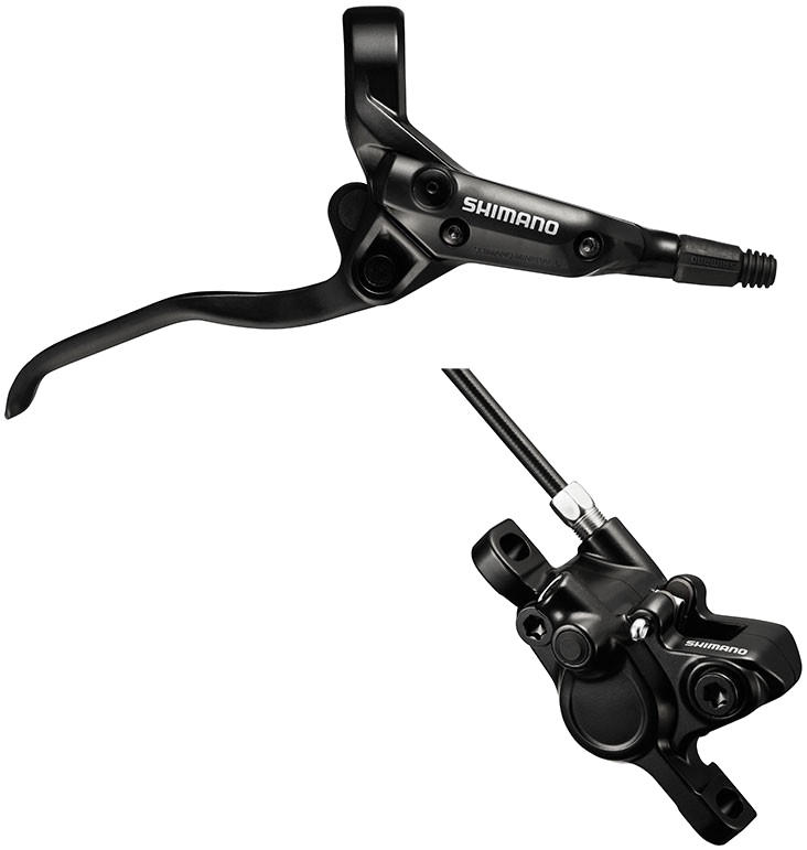 Brzdy Shimano BR-M315 set př+zadní+páky černé - Teamsport