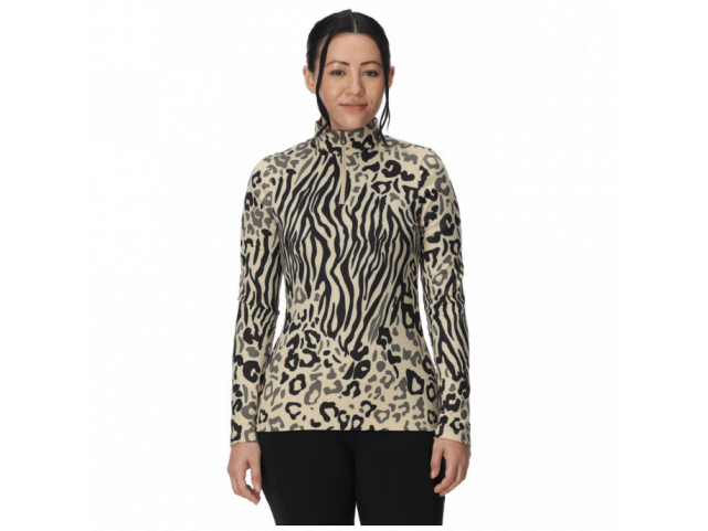 Rolák Spyder Vivid 1/2 Zip Animal Print