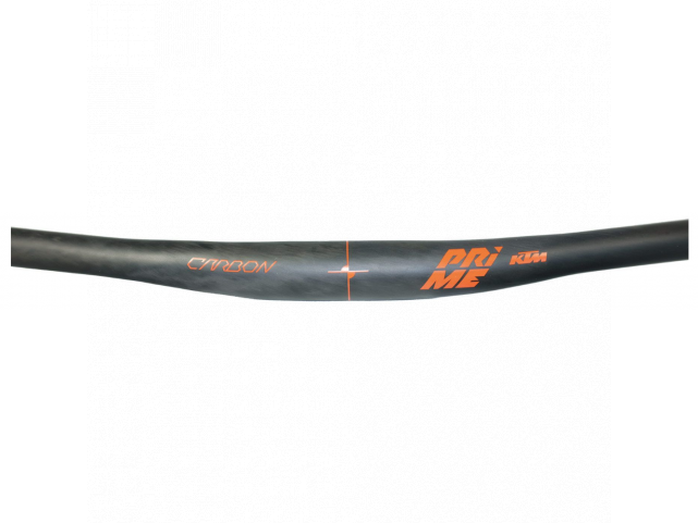 Řídítka KTM PRIME 740mm Carbon Black-Orange