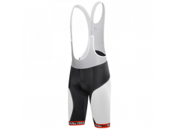 Kalhoty RH+ ACADEMY Bibshorts Black White Red