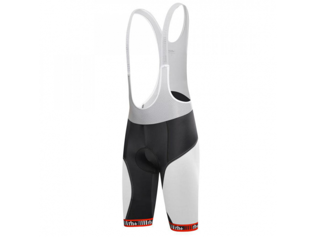 Kalhoty RH+ ACADEMY Bibshorts Black White Red