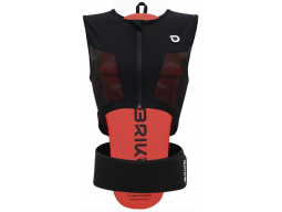 Chránič Briko ARMOR SPINE Black Orange Fluo
