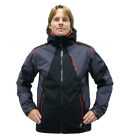 Bunda Blizzard POWER Ski Jacket Black Anthracite Red