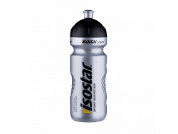 Láhev ISOSTAR 0,65 l, výsuvný vršek, stříbrná