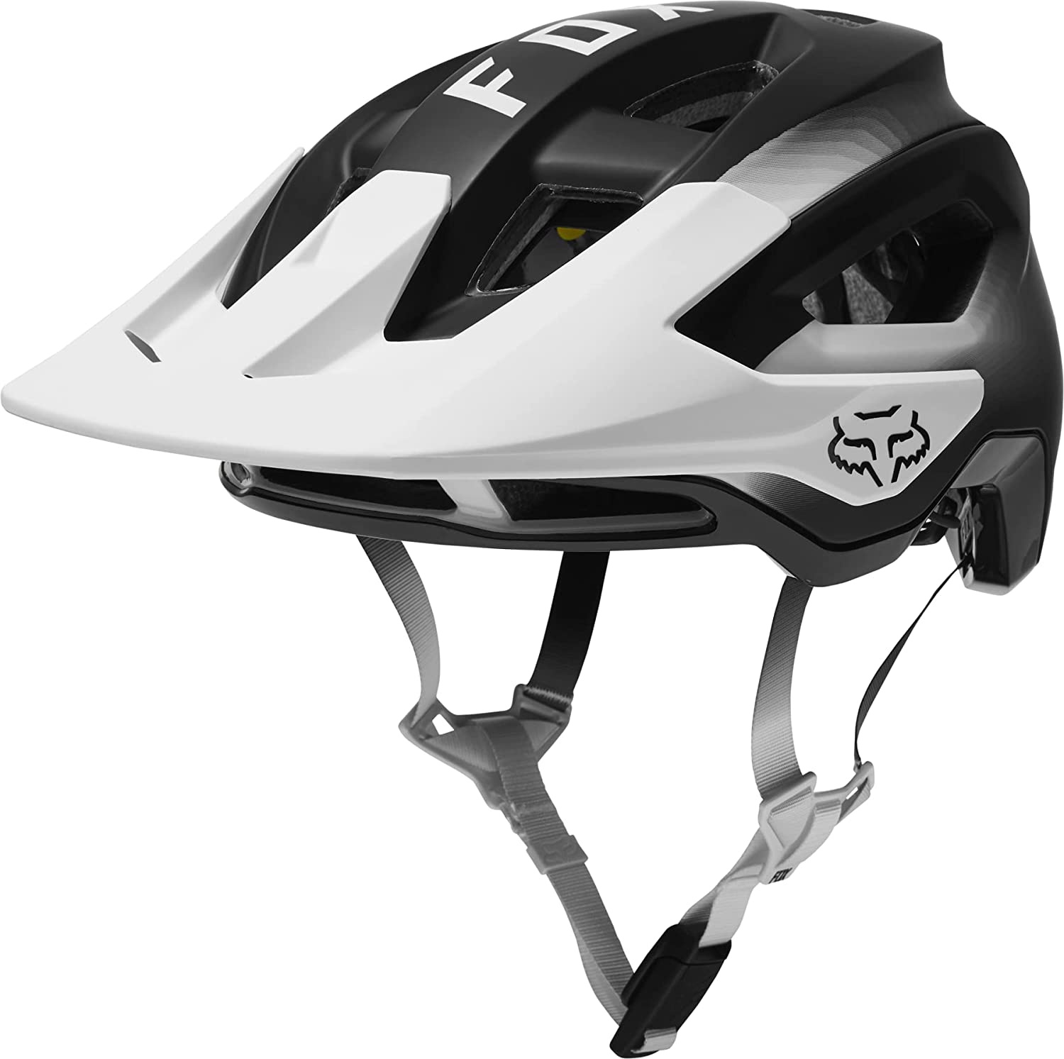 Helma Fox Racing Speedframe Pro Blocked, Ce White/Black Teamsport