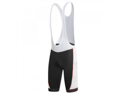 Kalhoty RH+ ZERO Bibshorts Black White Red