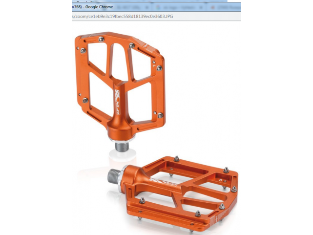 Pedály XLC PD-M14 Al, oranžová