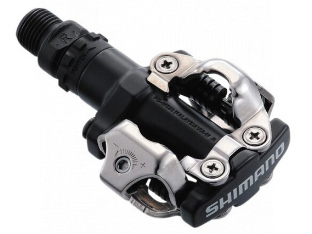 Pedály SHIMANO SPD PD-M520L černé s kufry SM-SH51