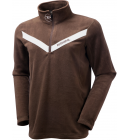 Mikina Rossignol 1/2 ZIP MICROFLEECE Chocolate 