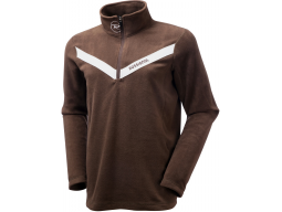 Mikina Rossignol 1/2 ZIP MICROFLEECE Chocolate 