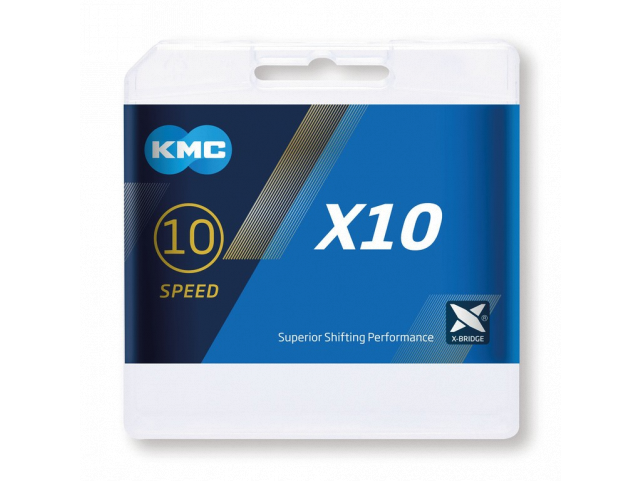 Řetěz KMC X10 stříbrná/černá